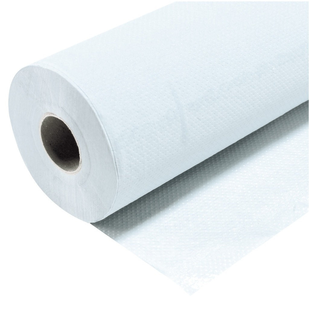 Drap d’examen plastifié blanc 30 g/m² 50x38 cm (6 rouleaux)