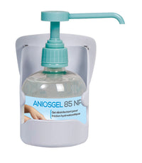 Distributeurs et support mural pour gels et savons Anios