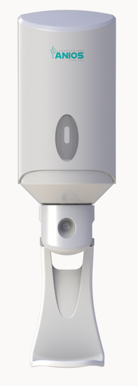 Distributeurs et support mural pour gels et savons Anios