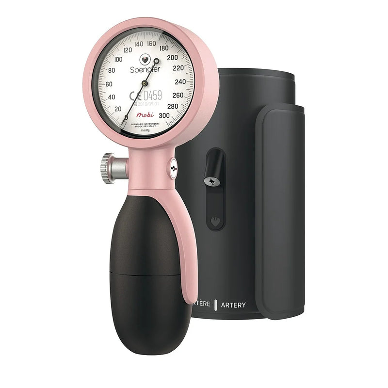 Tensiomètre manopoire Spengler MOBI - rose