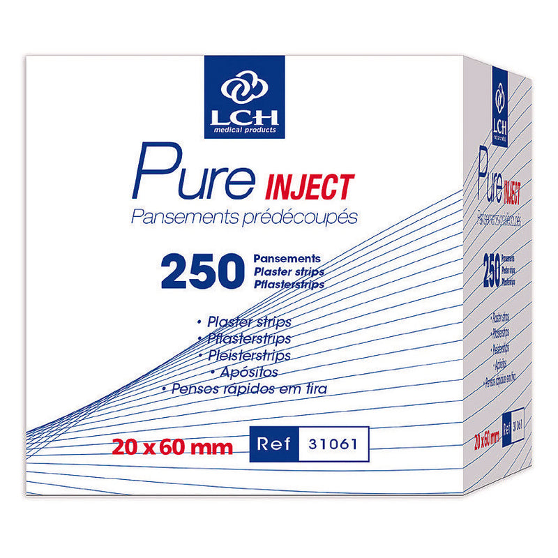 Pansements adhésifs en non tissé Pure Inject LCH - Boite de 250