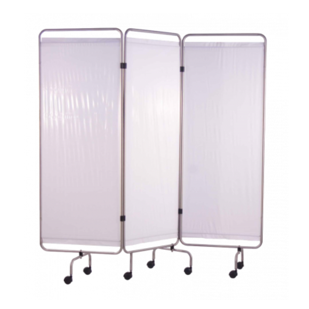 Paravent en inox blanc Holtex+