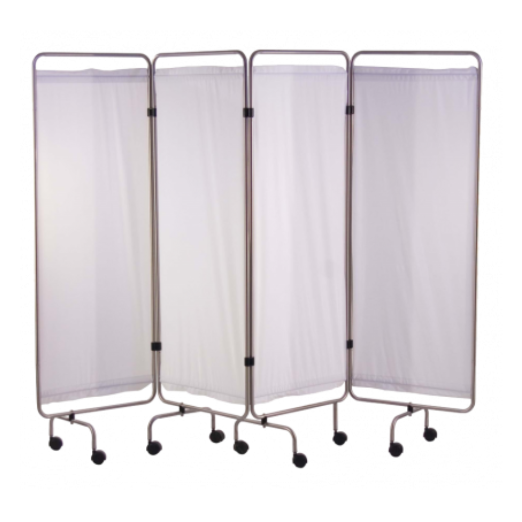 Paravent en inox blanc Holtex+