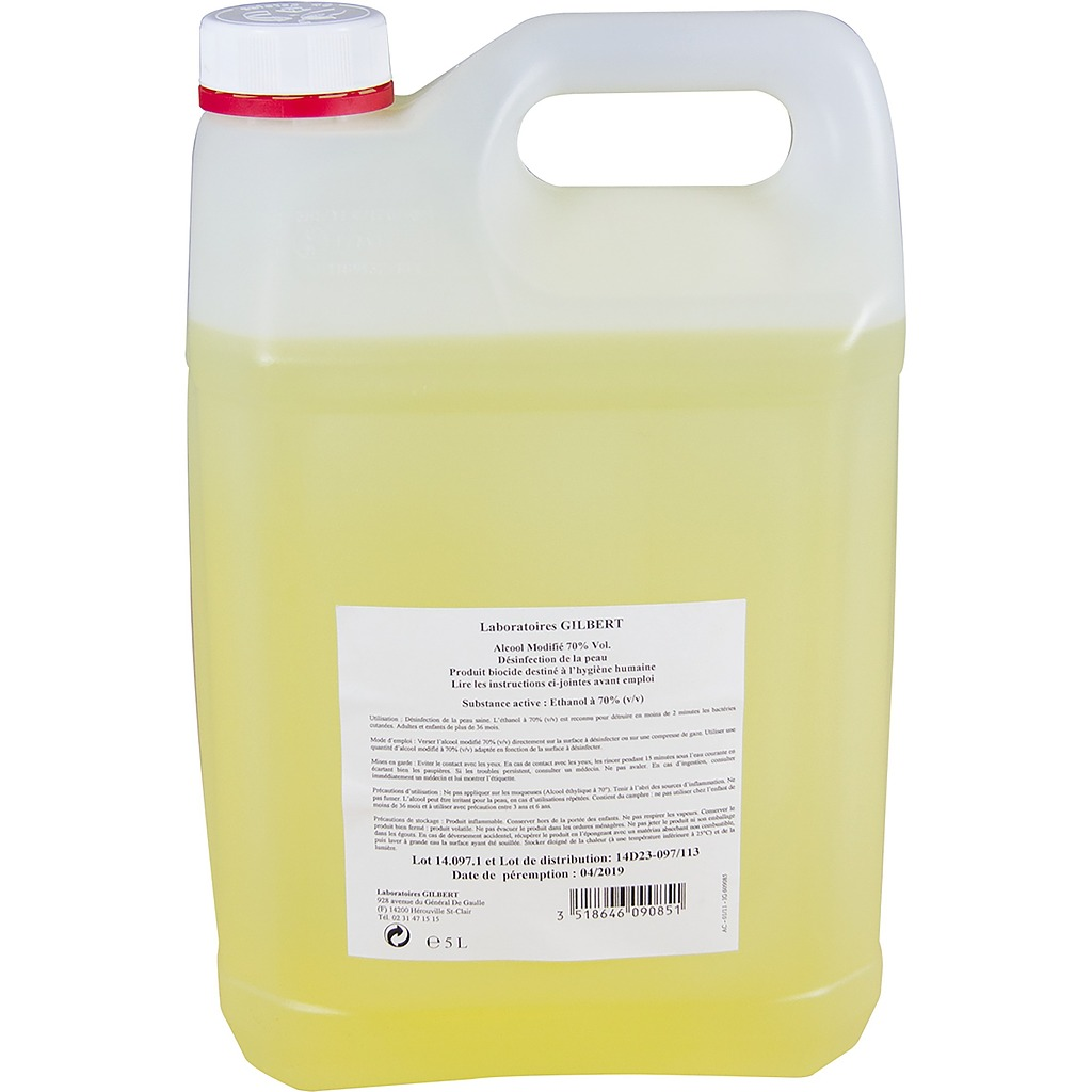 Alcool modifié 70% Phy - Gilbert