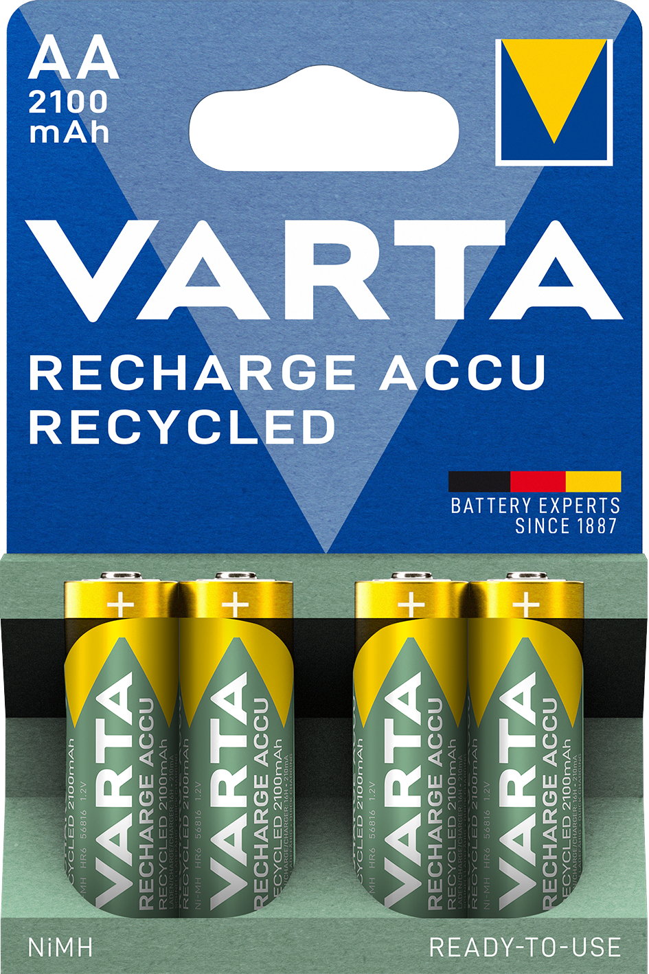 Piles rechargeables Varta® AA/LR6 2100 x 4