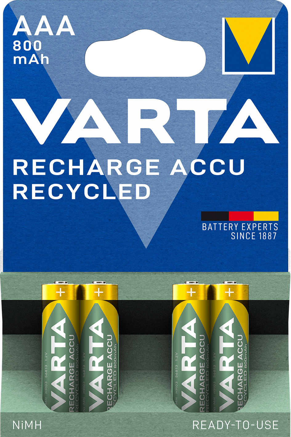 Piles rechargeables Varta® AAA/LR3 800 x 4