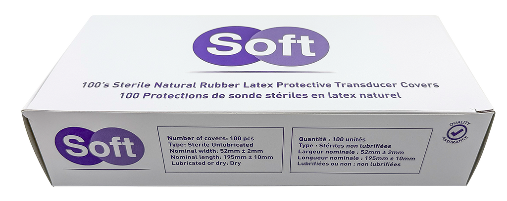 Protection de sondes stérile, latex, non lubrifiée - Boîte de 100