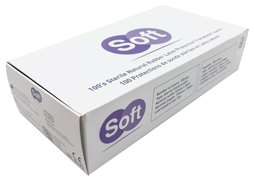 Protection de sondes stérile, latex, non lubrifiée - Boîte de 100