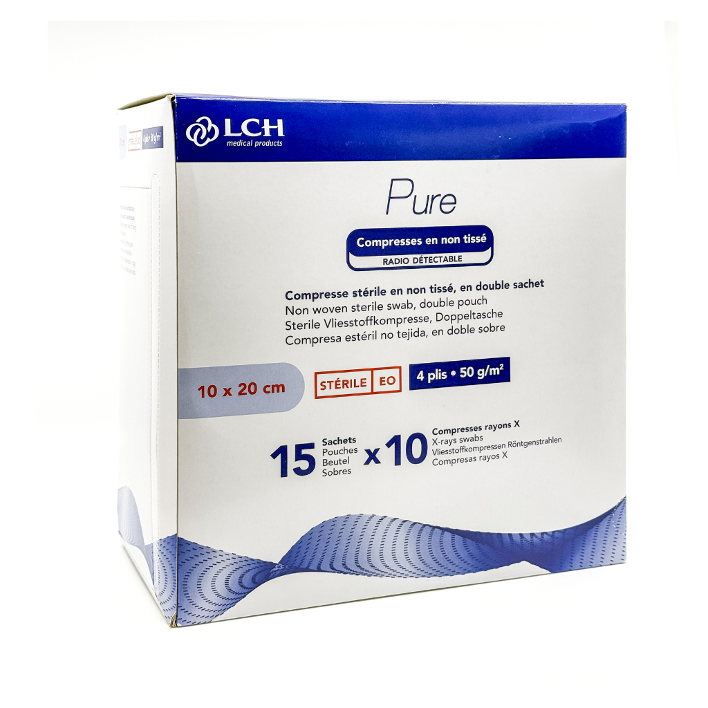 Compresses en non tissés stériles Rayons X - LCH