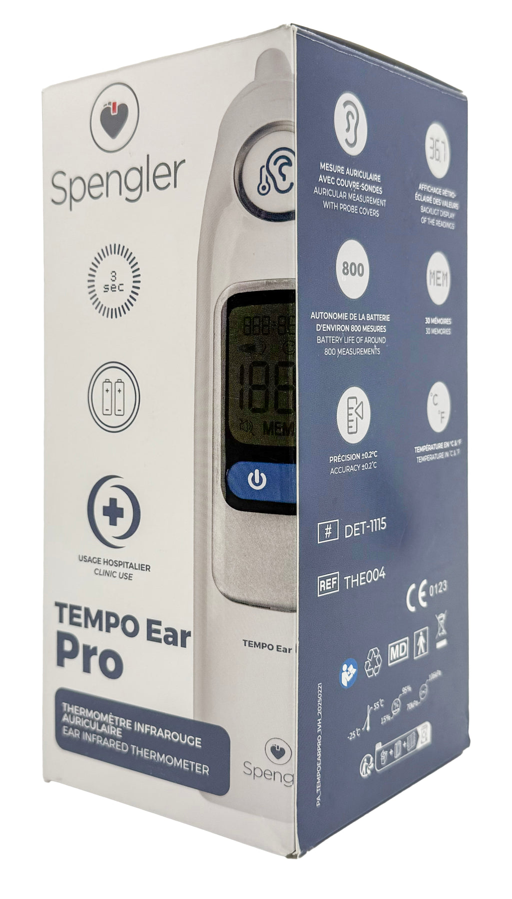 Thermomètre auriculaire Tempo Ear Pro - Spengler