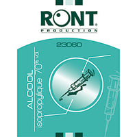 Lingettesimprégnés Alcool 70% Ront