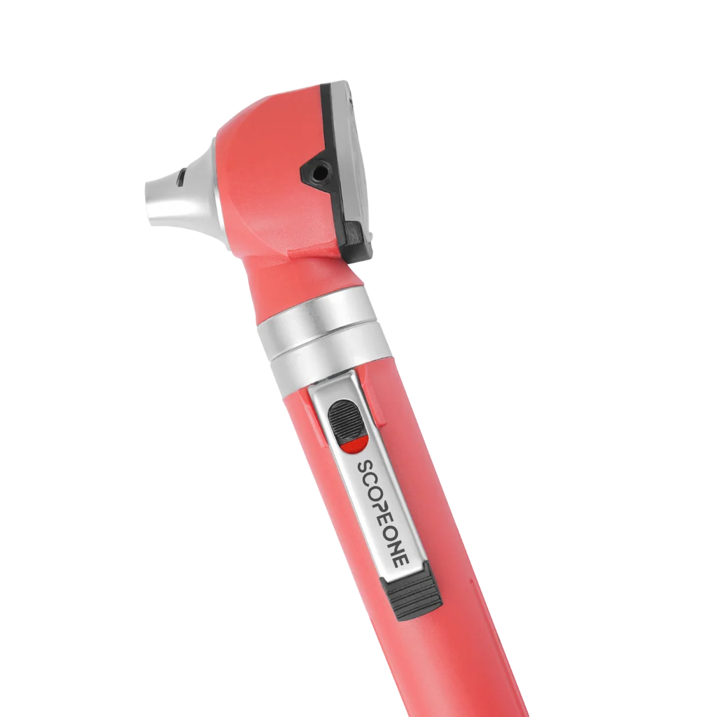 Otoscope LED Fibre optique SCOPE ONE - rose