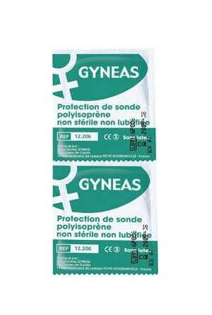 Protection de sonde Gyneas non lubrifiée en polyisoprène - Boîte de 72 unités