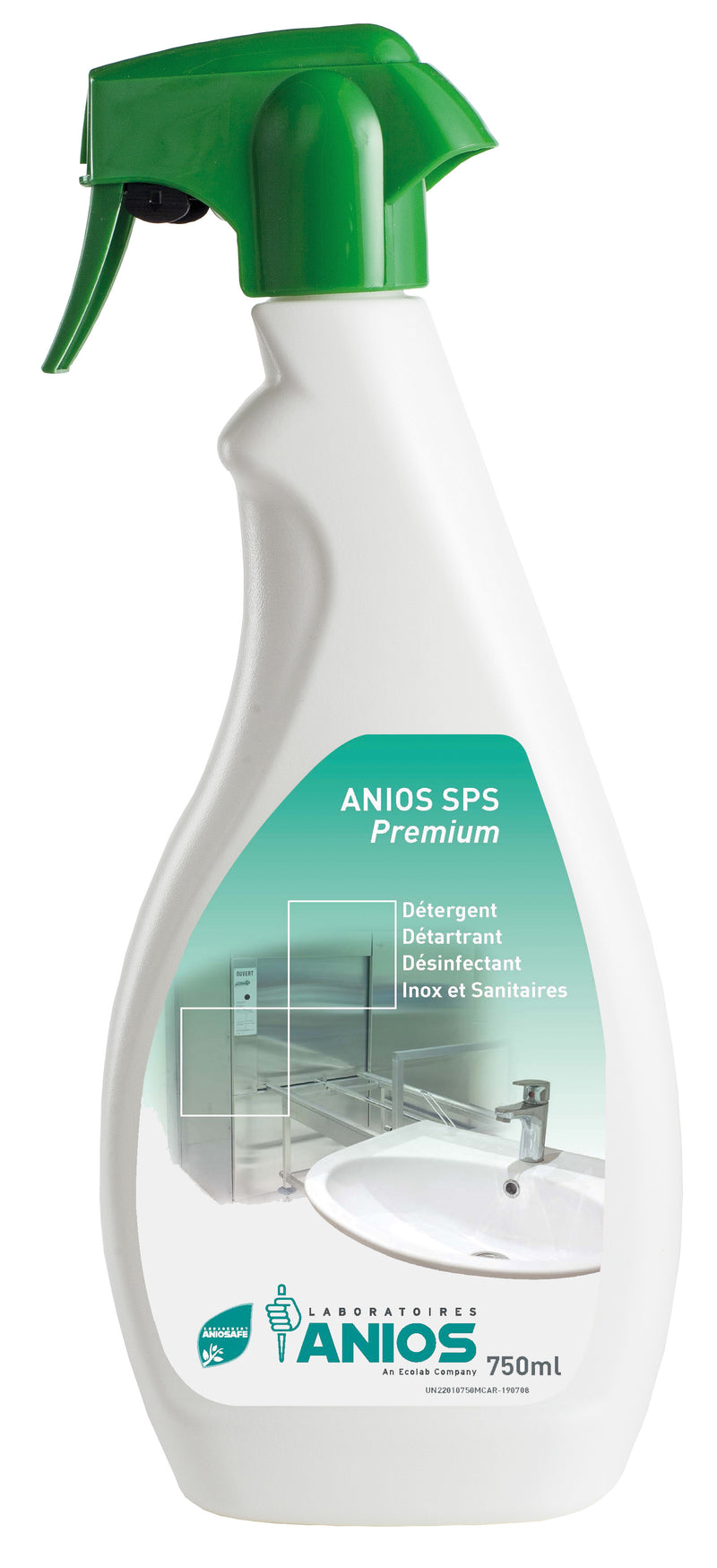 Spray détartrant désinfectant Anios SPS Premium - 750 ml