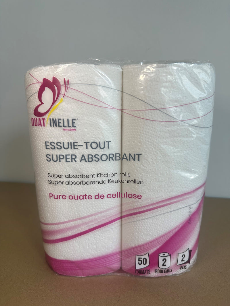 Essuie-tout gaufré Ouatinelle - Lot de 2 bobines