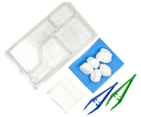 Set de pansement 2 stérile avec champ de soin - Lot de 5 sets