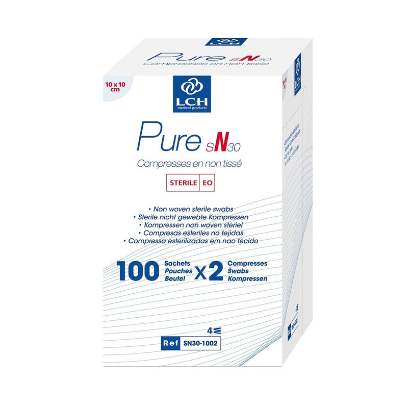 Compresses en non tissés stériles PURE sN30 - LCH