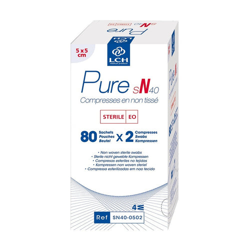 Compresses en non tissés stériles PURE sN40 - LCH