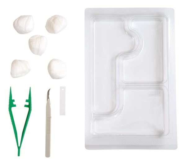 Set d'ablation de suture - Mini scalpel - Carton de 65 sets