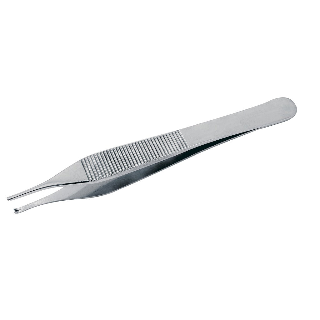 Pince dissection micro adson avec griffes 1mm 12cm inox