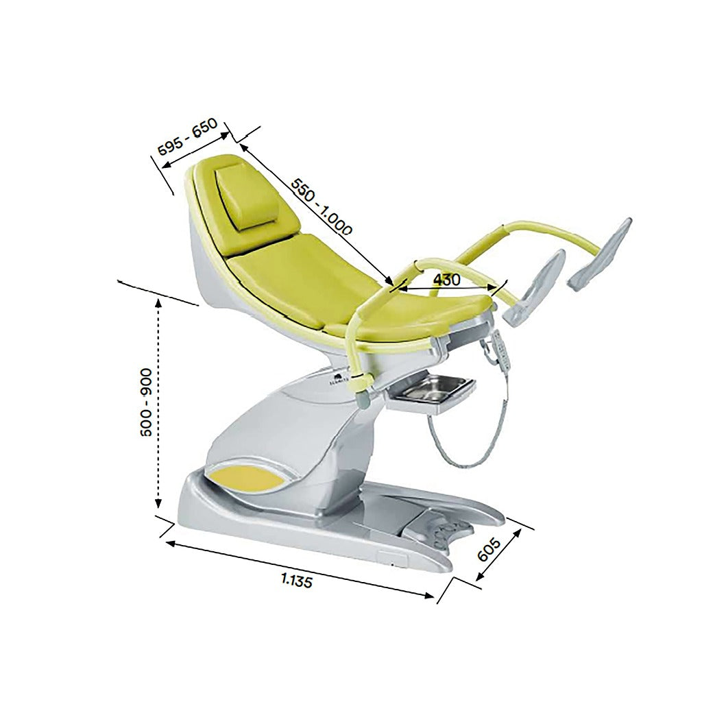 Fauteuil gynécologique arco 100M