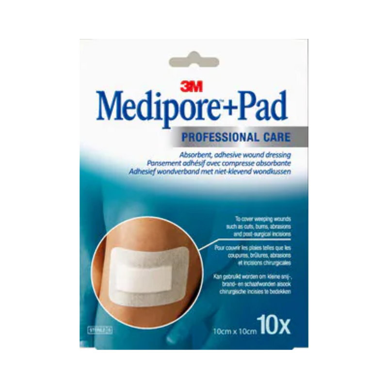 Pansement Adhésif Stérile 3M™ Medipore + Pad -  Boîte de 10