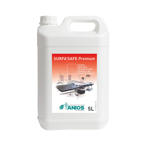 Nettoyant désinfectant liquide Surfa'safe Premium Anios - Bidon de 5 L