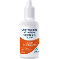 Chlorhexidine alcoolique colorée 2% Gilbert