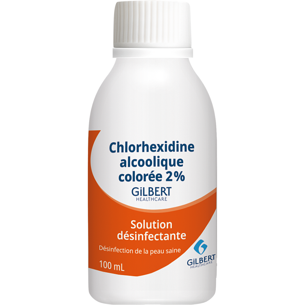 Chlorhexidine alcoolique colorée 2% Gilbert