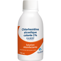 Chlorhexidine alcoolique colorée 2% Gilbert