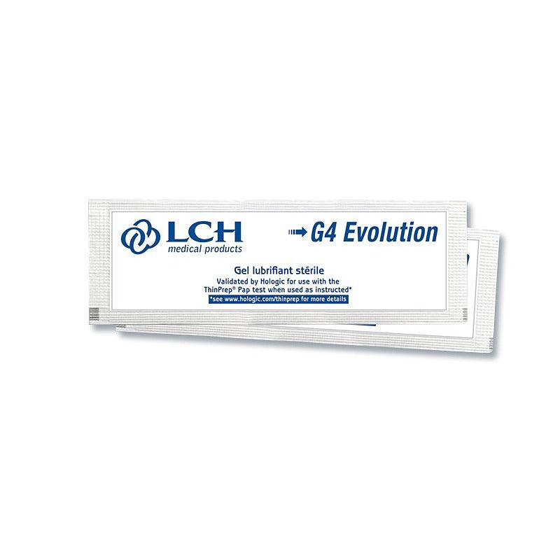 Gel lubrifiant stérile G4 Evolution - Boîte de 144 sachets - Sachet de 5g