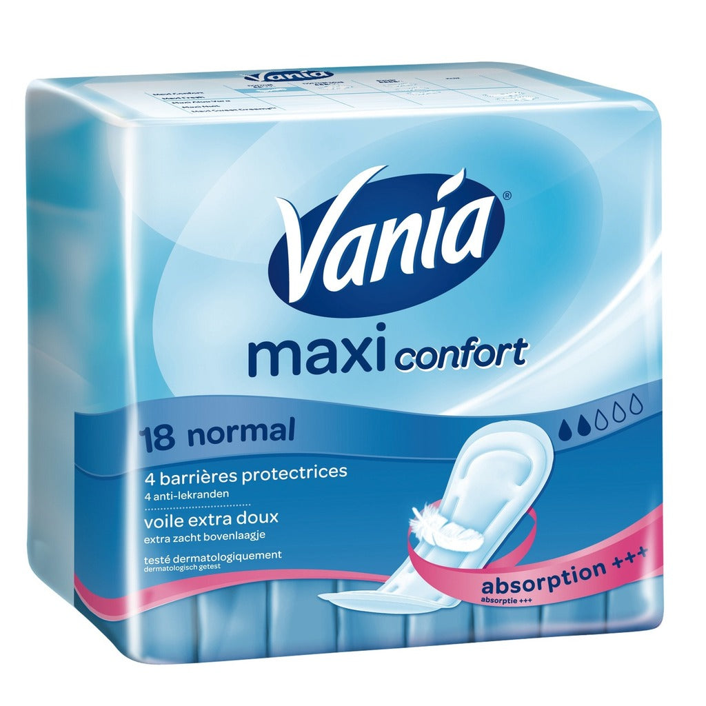Serviettes Hygiéniques Super Maxi Confort - Paquet De 16, Neuves, Origine Belgique