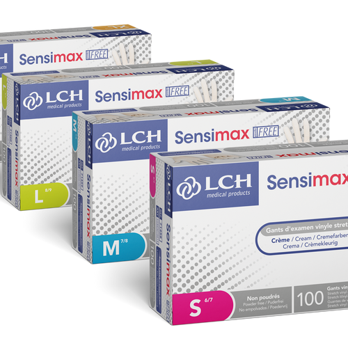 Gant d'examen vinyle stretch non poudré Sensimax
