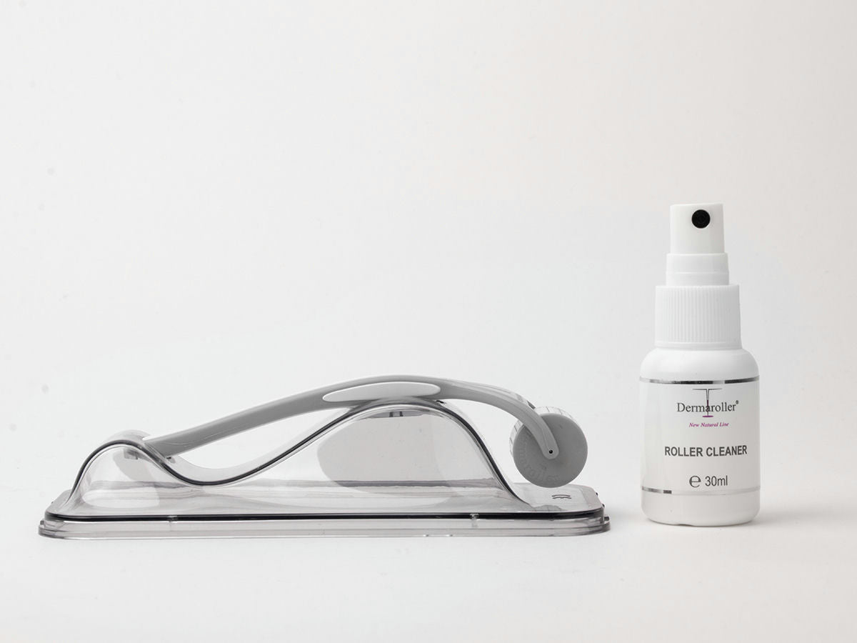 Dermaroller microneedling et son nettoyant Roller Cleaner